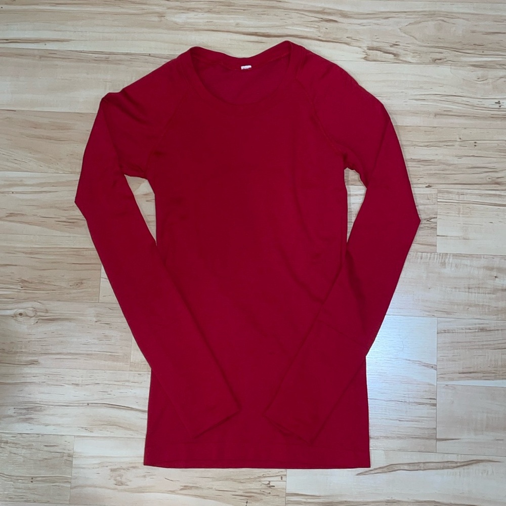 Lululemon Long Sleeve Swiftly-Tech (RED) Chinese New Year